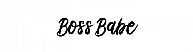 Boss Babe  تنزيل الخطوط