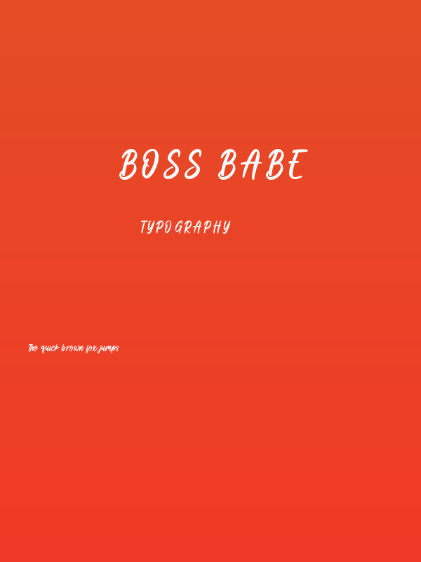 Boss Babe Poster