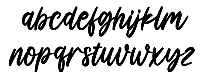 Boss Babe Font LOWERCASE