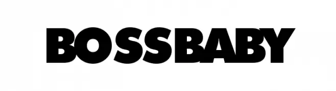 Boss Baby  フリーフォントのダウンロード