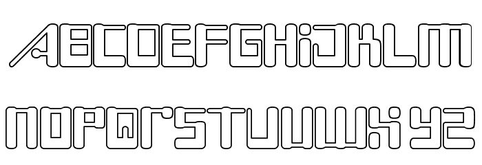 Boss Drum Font LOWERCASE