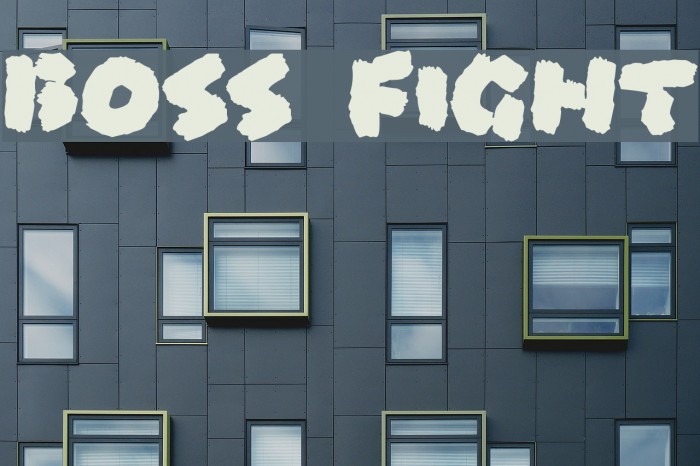Boss Fight Font examples
