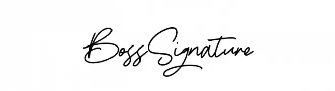 BossSignature  Fuentes Gratis Descargar