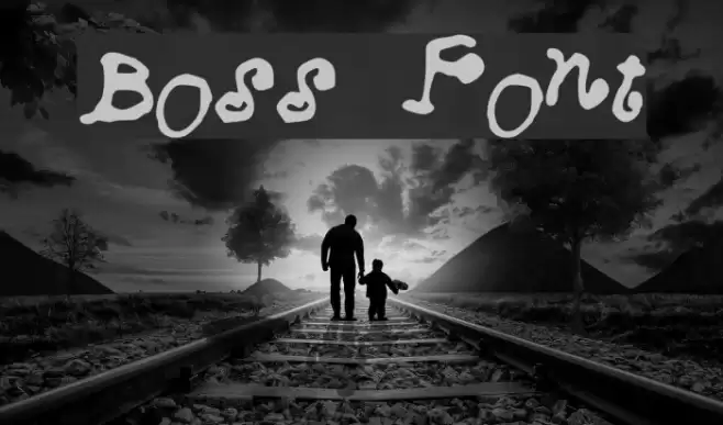 Boss Font examples