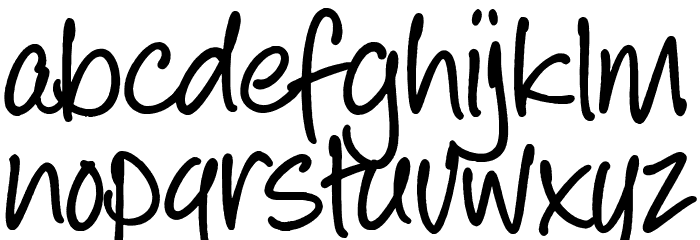 Bossbabe Demo Font LOWERCASE