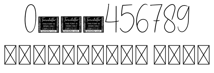 Bossthy Personal Font OTHER CHARS