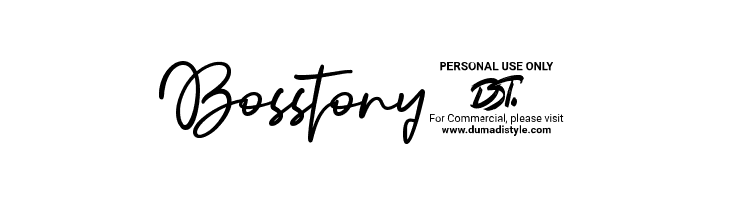 Bosstony 1  Frei Schriftart Herunterladen