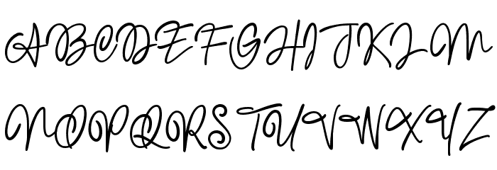 Bosstony 1 Font UPPERCASE