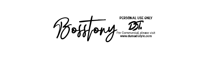 Bosstony 3 Caratteri