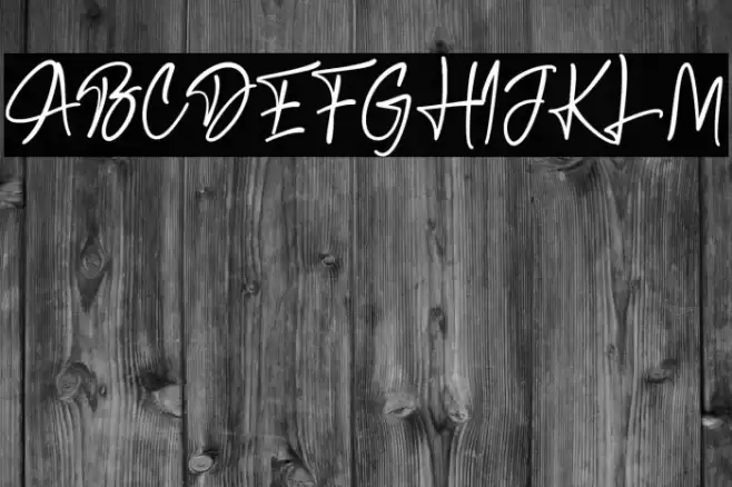 Bosstony 3 Font examples