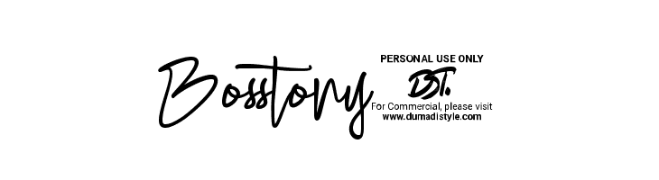 Bosstony 4  baixar fontes gratis