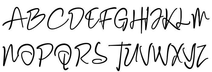 Bosstony 4 Font UPPERCASE
