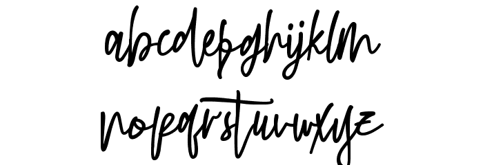 Bosstony 4 Font LOWERCASE