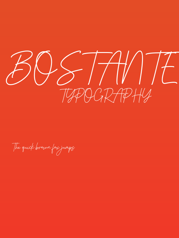 Bostante Poster