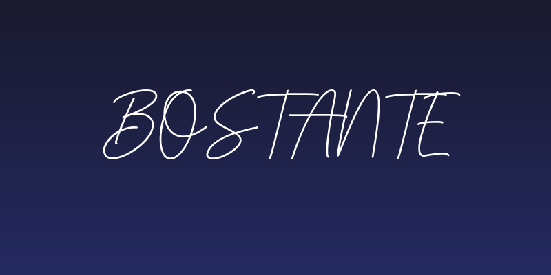 Bostante Social Header