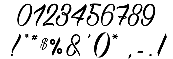 Bostellaµ Font OTHER CHARS