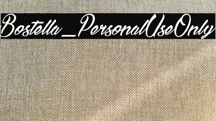 Bostella_PersonalUseOnly Example 1