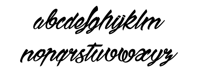 Bostella_PersonalUseOnly Font LOWERCASE