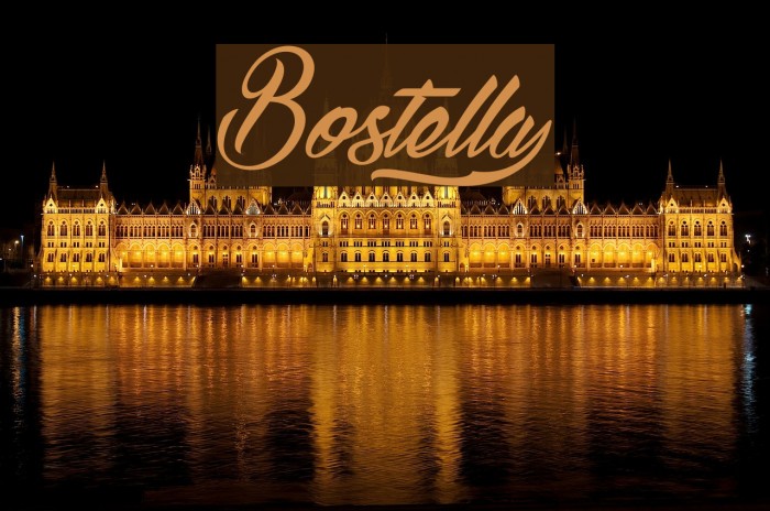 Bostellaµ Font examples