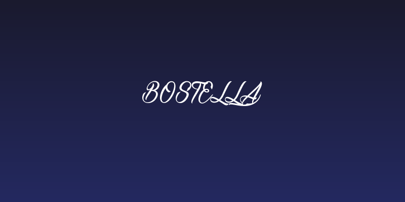 Bostellaµ Social Header