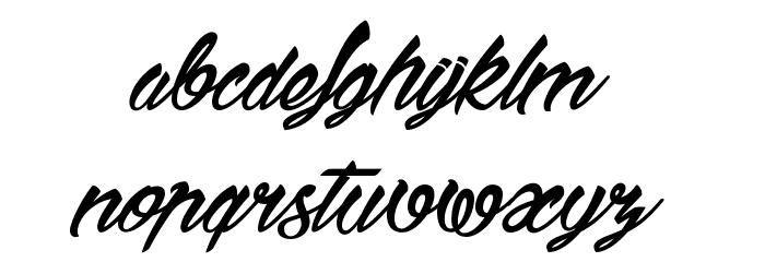Bostellaµ Font LOWERCASE