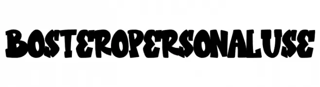 Bostero Personal Use  font caratteri gratis