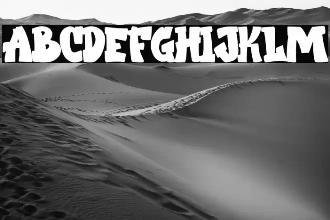 Bostero Personal Use Font examples