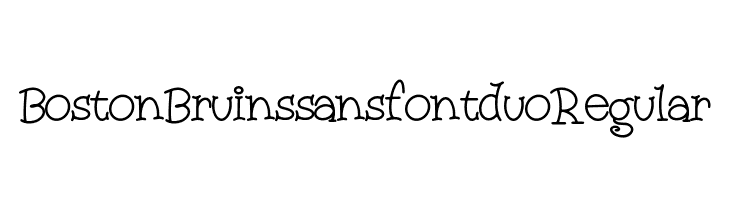 Boston Bruins sans font duo Regular  Descarca Fonturi Gratis