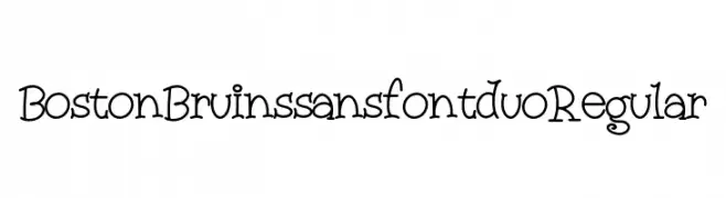 Boston Bruins sans font duo Regular  Descarca Fonturi Gratis