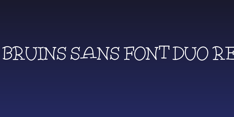 Boston Bruins sans font duo Regular Social Header