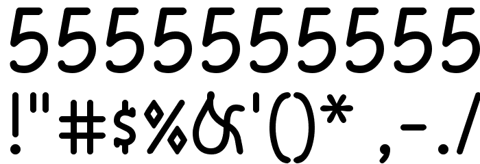 Boston LineDemo Font OTHER CHARS