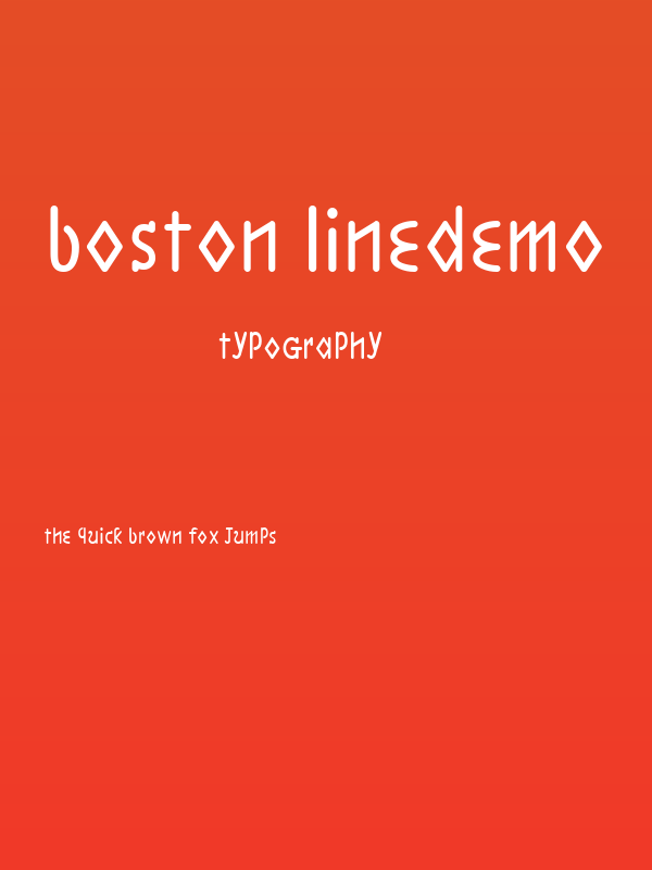 Boston LineDemo Poster
