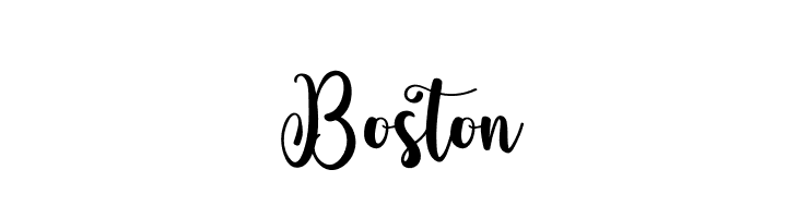 Boston  Frei Schriftart Herunterladen