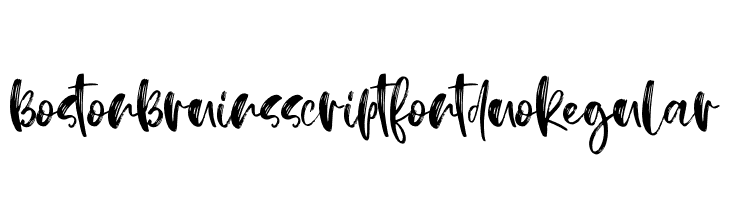 BostonBruins script font duo Regular  フリーフォントのダウンロード