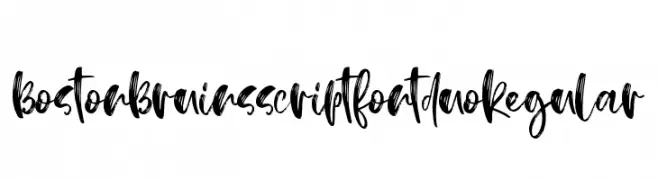 BostonBruins script font duo Regular  नि: शुल्क फ़ॉन्ट्स डाउनलोड