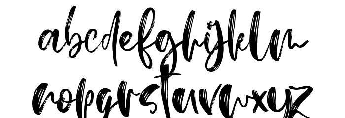 BostonBruins script font duo Regular Font LOWERCASE