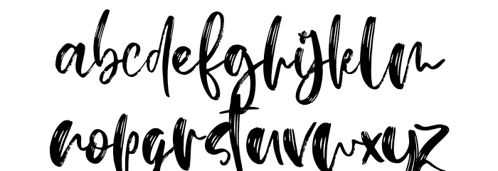 BostonBruins script font duo Regular Font LOWERCASE