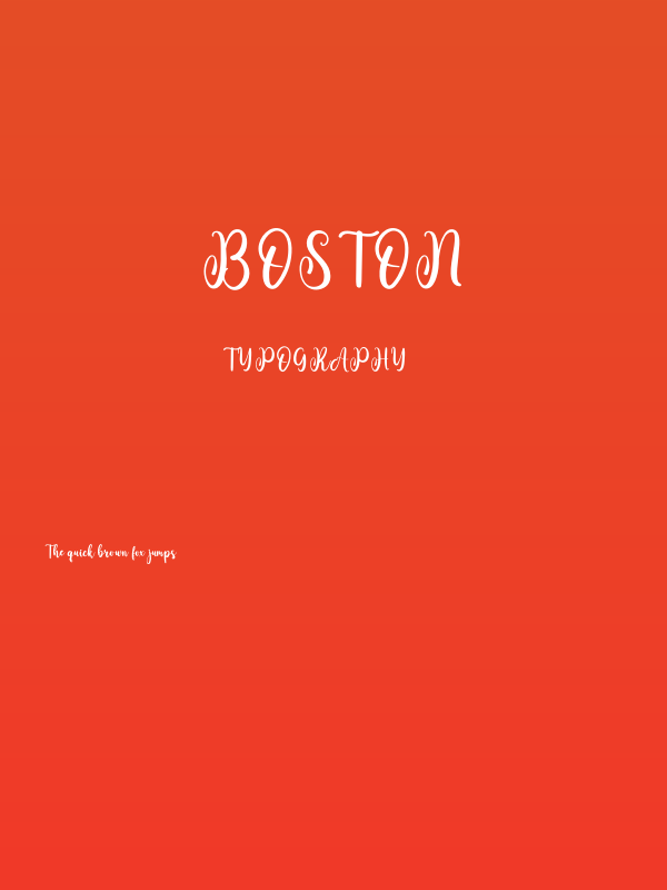 Boston Poster