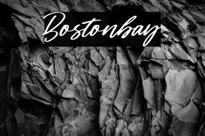 Bostonbay Font examples