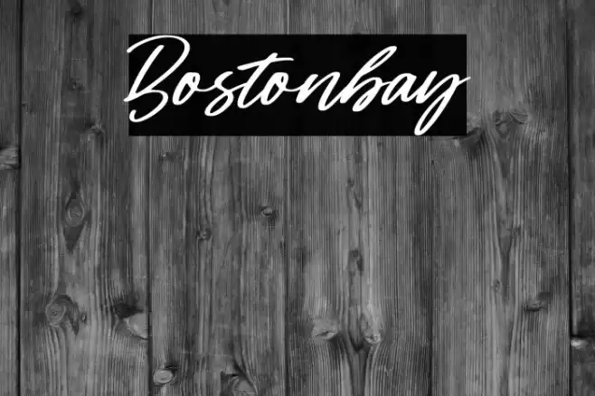 Bostonbay Font examples