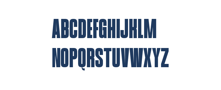 Bostone Regular Uppercase