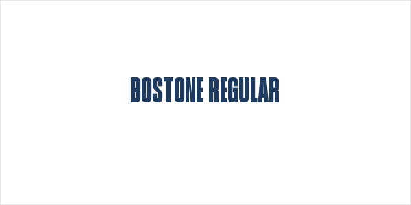 Bostone Regular Logo