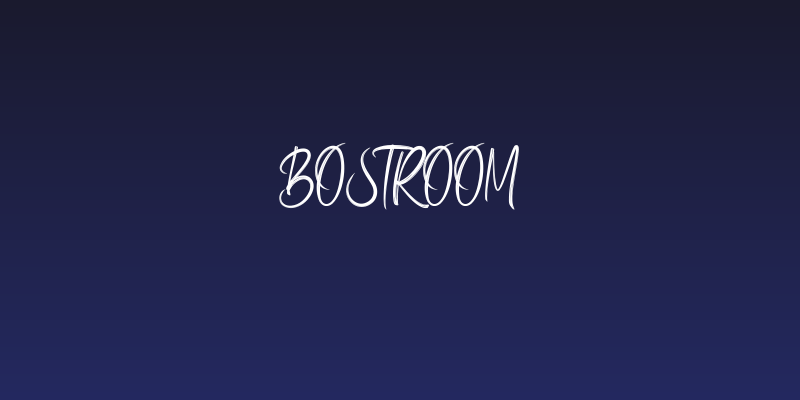 Bostroom Social Header