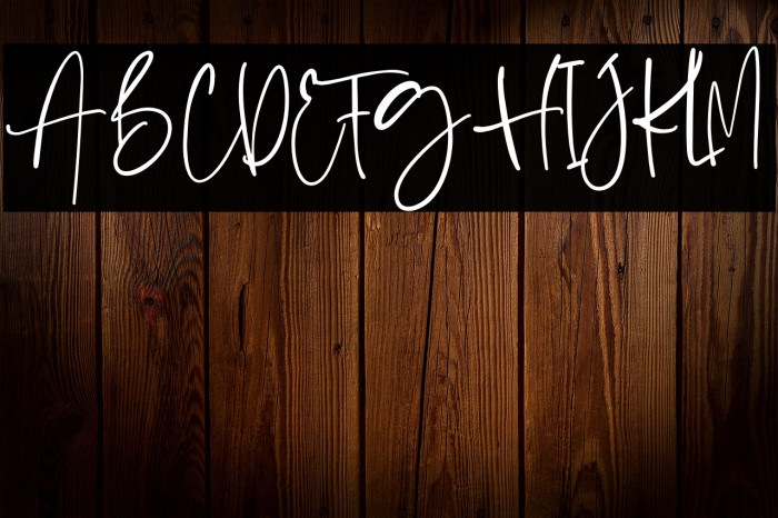 BostyaPersonalUse-Regular Example 1