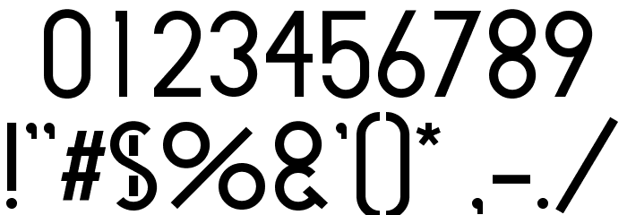 Bosworth Normal Font OTHER CHARS