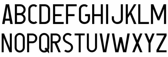 Bosworth Normal Font Litere mari