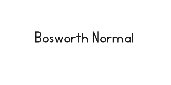 Bosworth Normal Logo