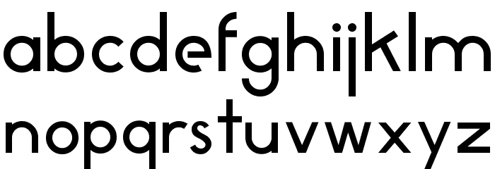 Bosworth Normal Font LOWERCASE