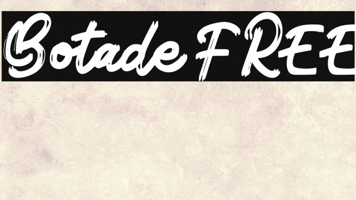 Botade FREE Example 2