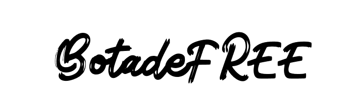 BotadeFREE  Free Fonts Download